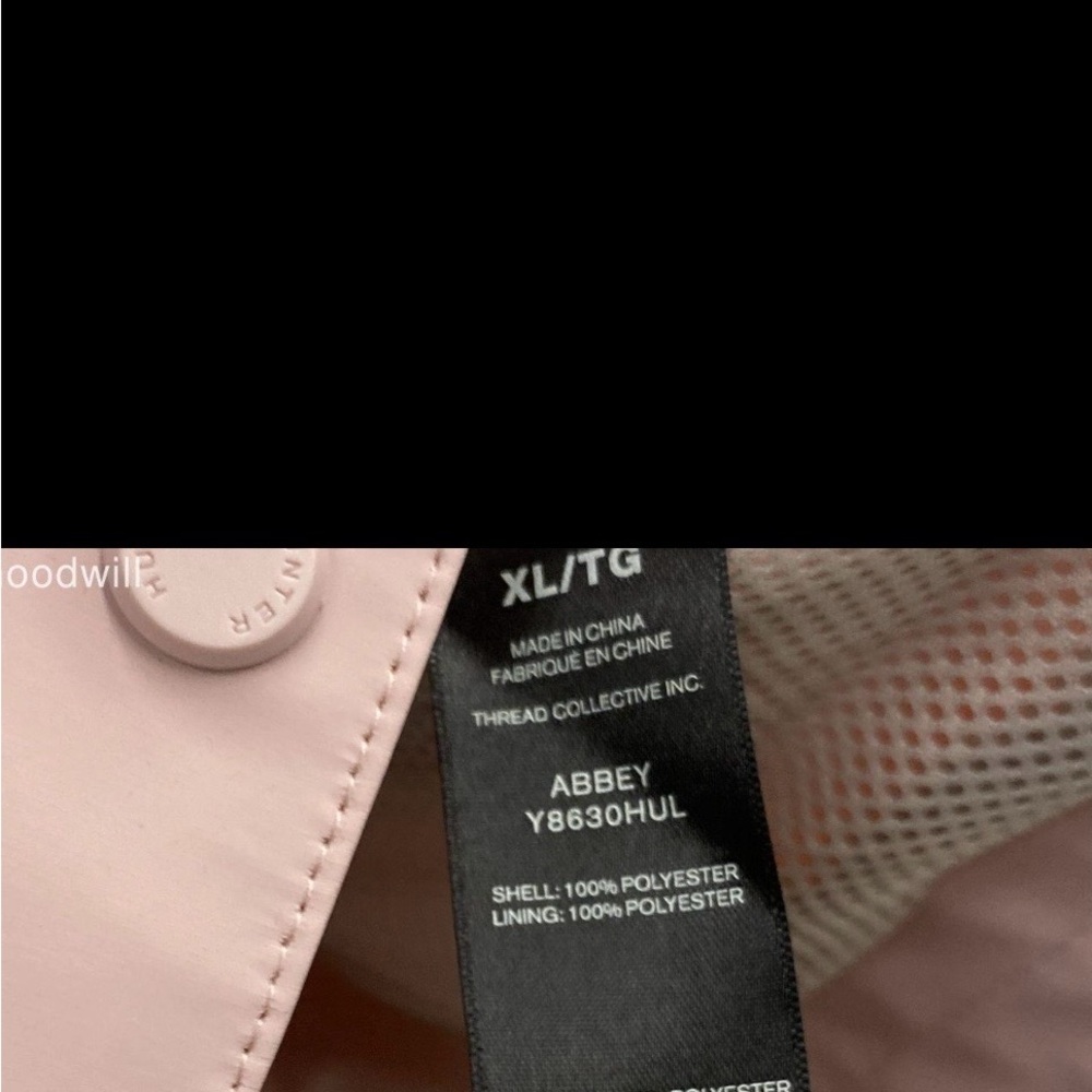 Hunter Dusty Rose Hooded Women’s Original Waterproof Rubberized Jacket - Picture 3 of 4